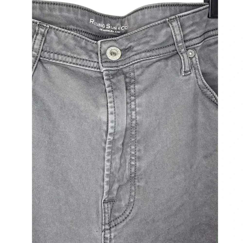 Rising‎ Sun & Co Los Angeles Mens Charcoal Gray Straight Leg Pants 40x32
